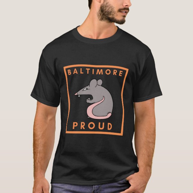 Camiseta Baltimore Orud Rat (Frente)