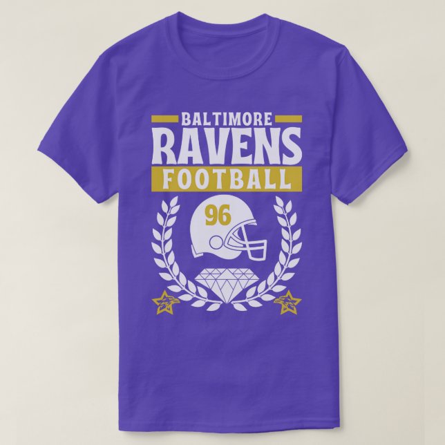 Camiseta Baltimore Ravens Edição de 1996 (Frente do Design)