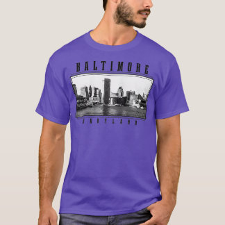 Camiseta Baltimore Skyline Maryland Pride Vintage Baltimore