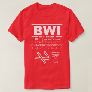 Camiseta Baltimore/Washington Int'l Airport BWI