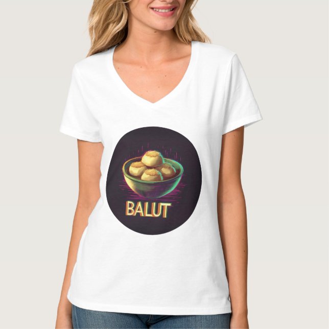 Camiseta Balut: Uma Delicadeza Filipina (Frente)