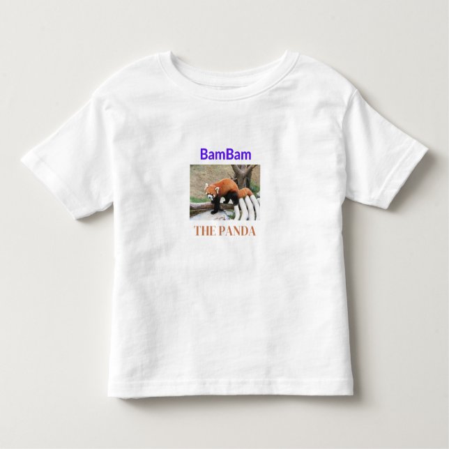 Camiseta BamBam Bamboo Bash Kids Tee - Panda e Ba lúdicos (Frente)