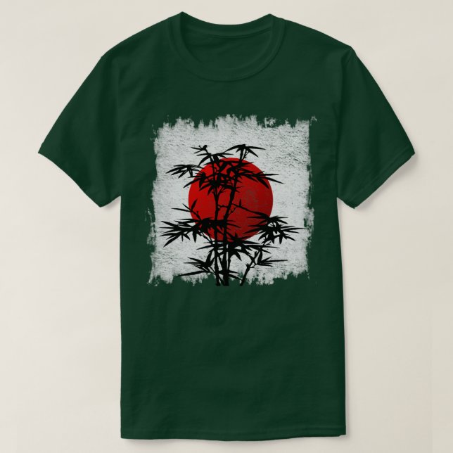 Camiseta Bambo japonês (Frente do Design)