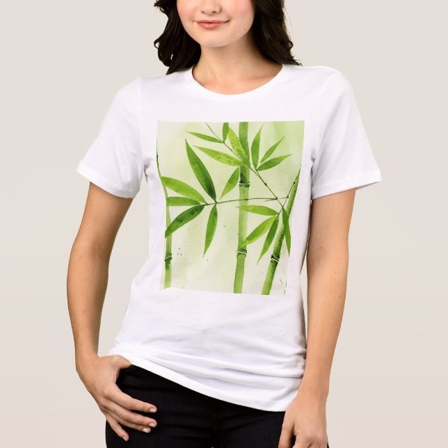 Camiseta  Bamboo branches (Frente)