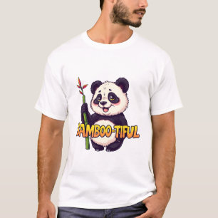 Camiseta ''Bamboo-tiful'' panda engraçado e fofo