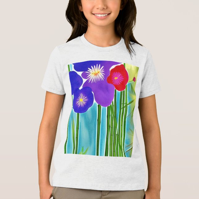 Camiseta Bambu e Hibisco (Frente)