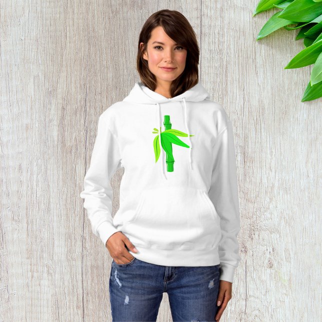 Camiseta Bambu Verde com Folhas Tropicais (Criador carregado)