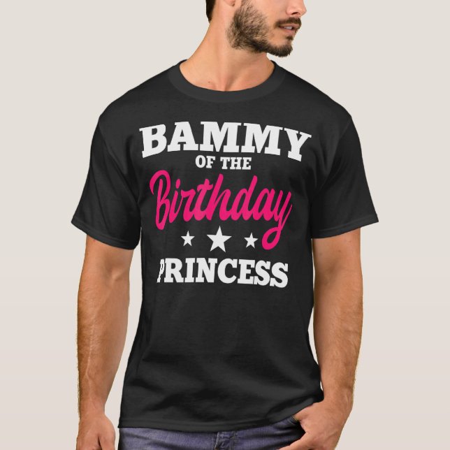 Camiseta Bammy Do Aniversário Festa Princesa Celebrat (Frente)