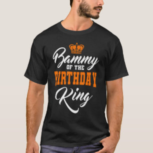 Camiseta Bammy Do Aniversário Rei Coroa Do Partido Aniversá