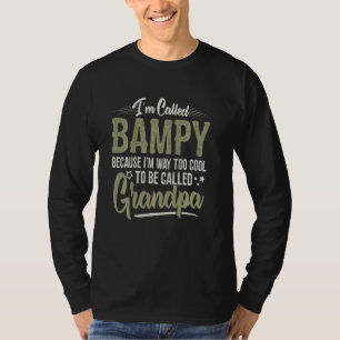 Camiseta Bampão Legal Demais Para Ser Chamado De Avô Homens