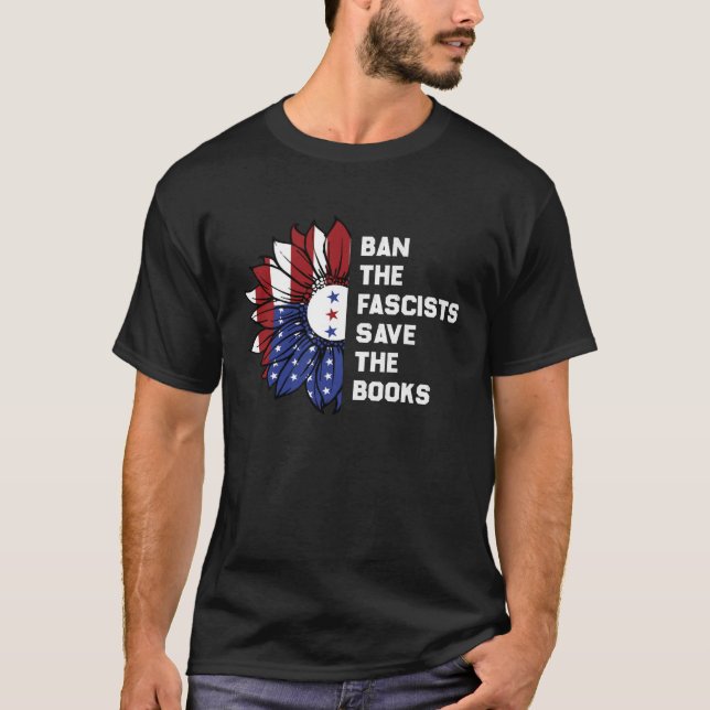 Camiseta Ban the fascists save the books (Frente)