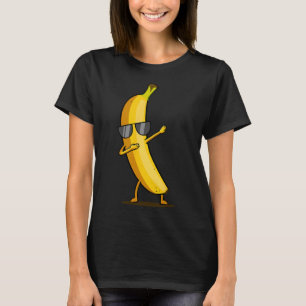 Camiseta Banana Amarela Dabbing - Fruta Dab Funny Dancing