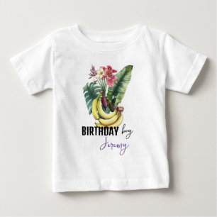 Camiseta banana-aniversário EDITABLE bananas maduras