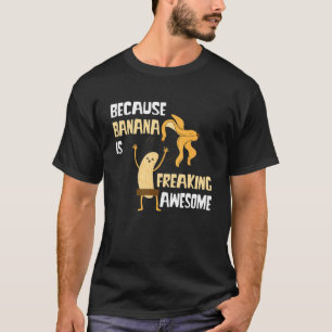 Camiseta Banana assustadora Banana Vegetarianos Frutas