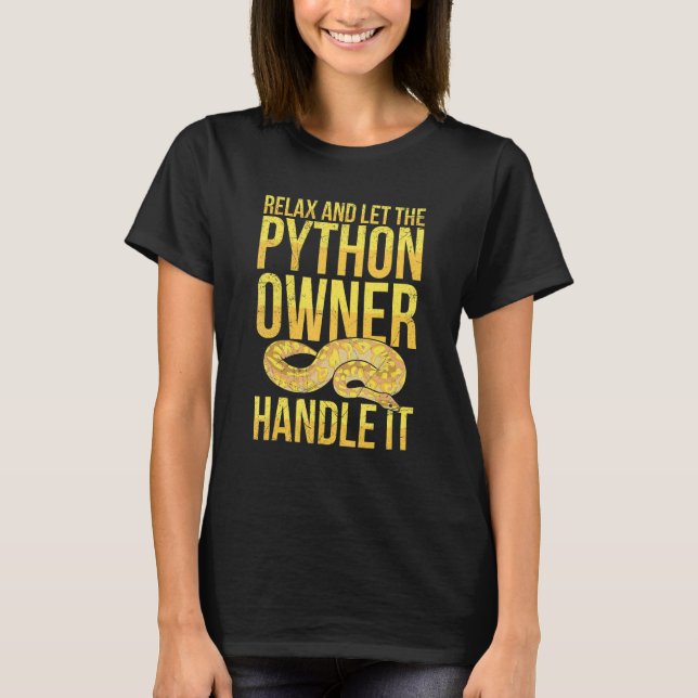 Camiseta Banana Ball Python for a Banana ball python breede (Frente)