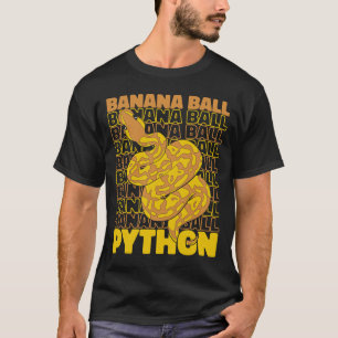 Camiseta Banana Ball Python Pythonidae Cobra Proprietário B