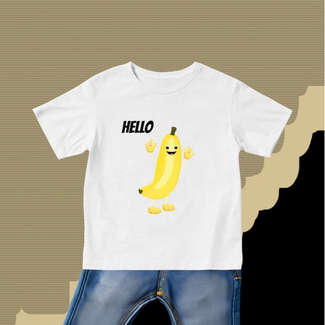 Camiseta Banana-branca (Criador carregado)