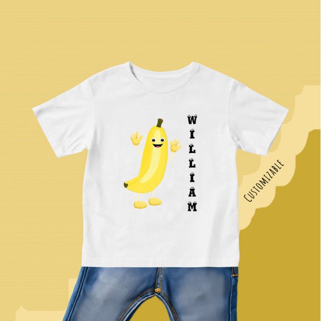 Camiseta Banana-branca (Criador carregado)
