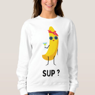 Camiseta Banana com óculos vegetarianos frutas veganos bana