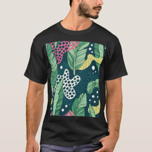 Camiseta Banana deixa abstrato, cores da moda