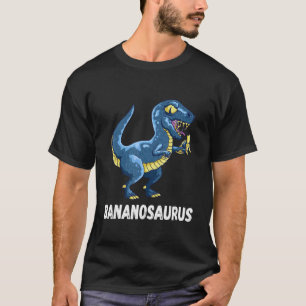 Camiseta Banana Dinosaur Banana Summer Fruta Vegan Comida