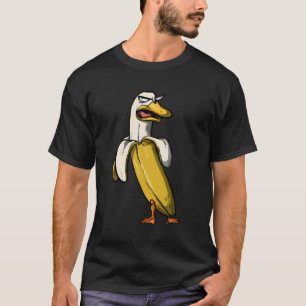 Camiseta Banana Duck Engraçado