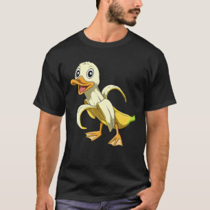 Camiseta Banana Duck Proprietários Banana Amantes Funny Ba