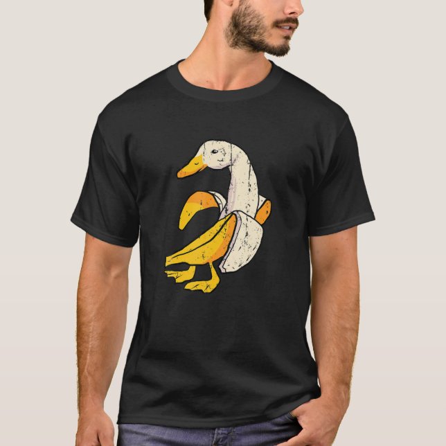 Camiseta Banana Duck Tape Tee Porque é engraçado Banana Duc (Frente)