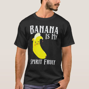 Camiseta Banana É Minha Fruta Espírito Bananas Fruta Vegano