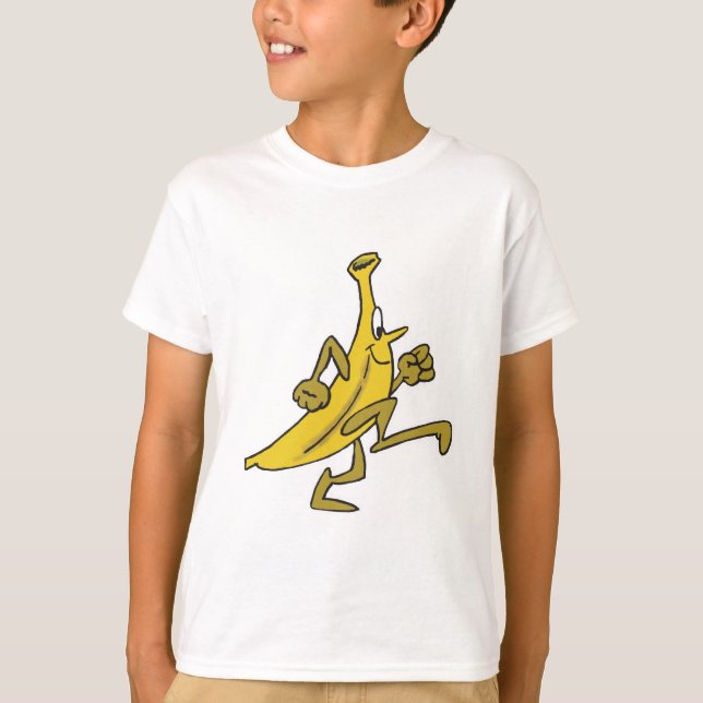 Camiseta banana em execução (Frente)