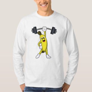 Camiseta Banana em Fortalecimento com Barbell