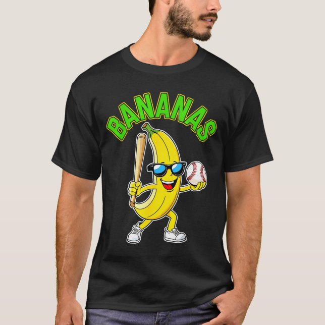 Camiseta banana engraçada  (Frente)