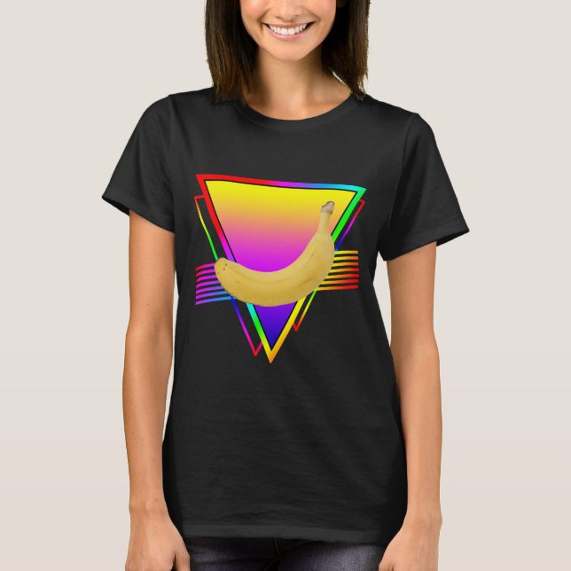 Camiseta Banana Fruta Retro (Frente)