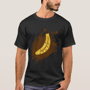 Camiseta Banana (Fundo Marrom),Padrão,Múltipla Banana