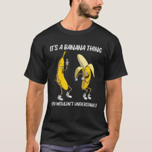 Camiseta Banana Gift Para Homens Meninas Crianças Banana F