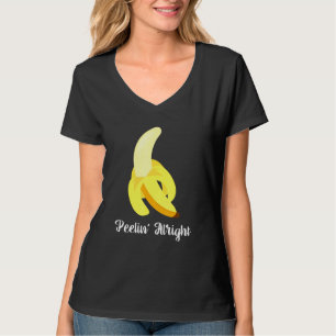 Camiseta Banana Humor Dizendo Peelin Fruta