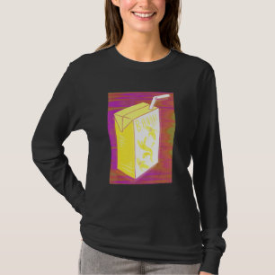 Camiseta Banana Juice Box Noise Colorida Vaporwave