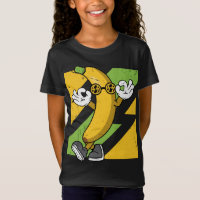Banana legal com óculos de sol Tampa de Fruta de v