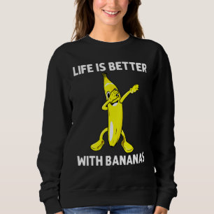 Camiseta Banana legal Para Homens Dabbing Yellow Sweet Tro