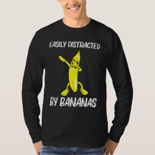 Camiseta Banana legal Para Homens Dabbing Yellow Sweet Tro