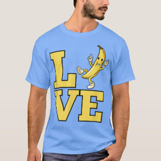 Camiseta Banana Love For Banana Fruta Lover Funny Yellow Ba