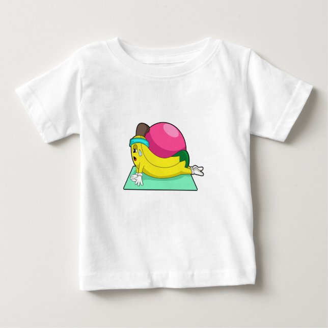 Camiseta Banana na Malhação de Yoga (Frente)