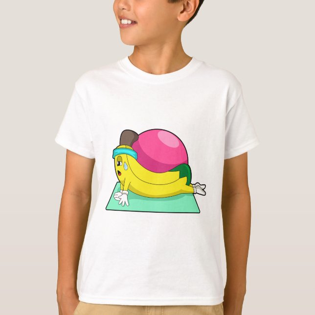 Camiseta Banana na Malhação de Yoga (Frente)