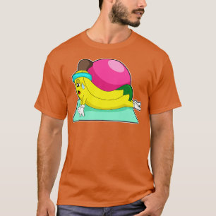 Camiseta Banana na Malhação de Yoga
