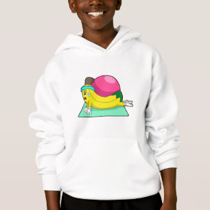 Camiseta Banana na Malhação de Yoga