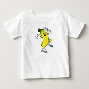 Camiseta Banana na patinação no gelo com skates de gelo.PNG