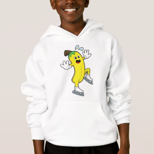 Camiseta Banana na patinação no gelo com skates de gelo.PNG
