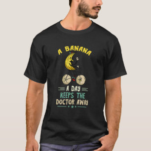 Camiseta Banana Por Dia Ciclismo De Bicicleta Banana Vegeta
