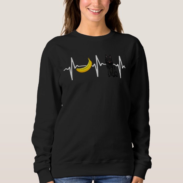 Camiseta Banana Schipperke Heartbeat (Frente)
