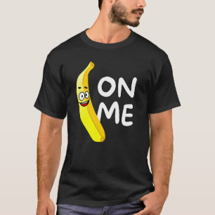 Camiseta Banana Sobre Mim Para Homens Crianças E Jovens